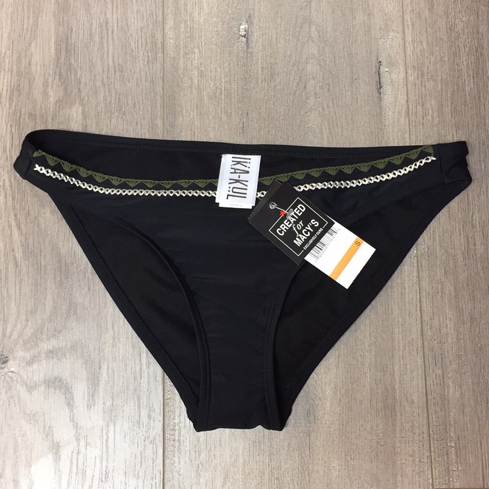 NWT Ika-Kul Swimsuit Bikini Bottoms S Macy's